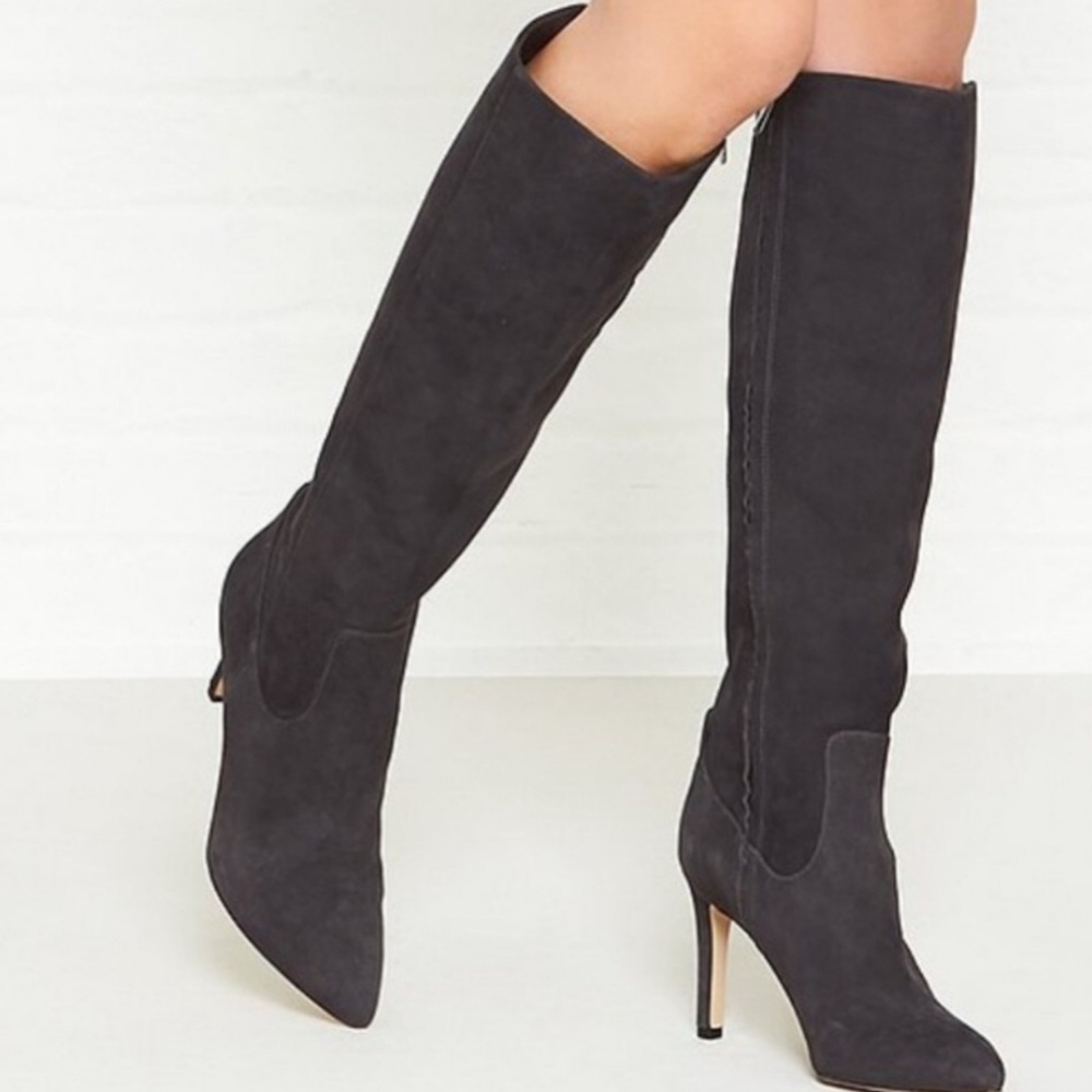 Sam Edelman Olencia Suede Knee High Leather Boots